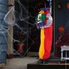 4.5FT Halloween clown decoration with LED eyes and phrase recording