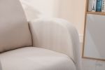COOLMORE Rocking Chair, Modern Glider Chair, Recliner Armchair with Wood Legs and Side Pocket