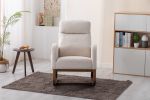 COOLMORE Rocking Chair, Modern Glider Chair, Recliner Armchair with Wood Legs and Side Pocket