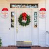 1pc, Christmas Santa Porch Light Covers For Outdoor Light Cover, Christmas Decorations,Christmas Parties,Garage Lights, Large Light Fixtures