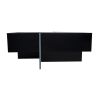 ON-TREND Unique Design Coffee Table with 4 Hidden Storage Compartments, Square Cocktail Table with Extendable Sliding Tabletop