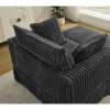 [NEW ARRIVED] 47.7'' Oversized Corduroy Chaise Longue with Ottoman, Deep Seat Reclining Chair Sofa, Comfy Thicked Upholstered Pad Chair