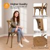 2pcs X- back Garden Plastic Folding Chair Farmhouse Brown