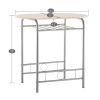 PVC Breakfast Table (One Table and Two Chairs) Natural  YJ