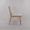 Hengming PU dining chair, no armrest with wooden legs, suitable for kitchen, dining room, living room, bedroom and other occasions,set of 2