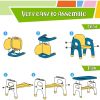 Kids Table and Chairs Set Safe for Children - New 2023 Activity Table for Kids - Ideal for Drawing and Painting Toddler Table