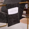 2 Chairs in 1 Box, Upholstered Hanging Armchair with Arm PocketsMetal frame, gold-plated craftsmanship
