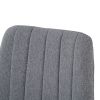 Modern simple light luxury dining Dark Grey chair home bedroom stool back student desk chair metal leg (silver) (set of 2)
