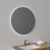 32" Wall-Mounted LED Round Mirror with Lights Wall Mounted LED Vanity Mirror with Anti-Fog 3000K BacklitLighted Mordern Makeup Mirror Circle Wall Mirr