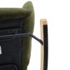 Nursery Rocking Chair, Teddy Upholstered Glider Rocker, Rocking Accent Chair with High Backrest, Comfy Rocking Accent Armchair for Living Room