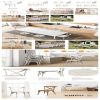 2pcs X- back Garden Plastic Folding Chair White