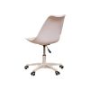 Armless Office Chair,Ergonomic Small Computer Desk Chair with Wheels,Adjustable Rolling Chair, Support Swivel Task Chair for Small Spaces living room