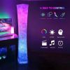 Floor Lamp with RGB Color Changing LED, Alexa & Google Home, Music Sync and Multi Scene Modes, Standing Lamp