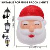 1pc, Christmas Santa Porch Light Covers For Outdoor Light Cover, Christmas Decorations,Christmas Parties,Garage Lights, Large Light Fixtures