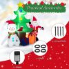7.2 Feet Inflatable Lighted Christmas Decoration Tree with Santa Claus