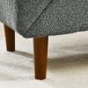 Convertible Futon Sofa Bed, Comfy Loveseat Sleeper Sofa with Adjustable Armrest, Strengthen Wood, Thick Padded Cushion