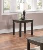Espresso Color 3pc Coffee Tables Set Classic 1x Coffee Table and 2x End Tables Living Room Furniture