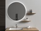32" Wall-Mounted LED Round Mirror with Lights Wall Mounted LED Vanity Mirror with Anti-Fog 3000K BacklitLighted Mordern Makeup Mirror Circle Wall Mirr