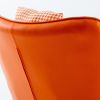 35.5 inch Rocking Chair, Reading Chair, Balcony Chair,Soft Houndstooth Fabric Leather Fabric Rocking Chair for Nursery
