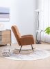 Rocking Chair, Soft Teddy Velvet Fabric Rocking Chair for Nursery
