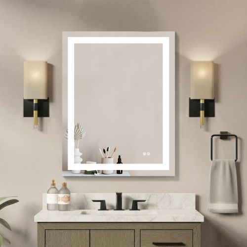 Frameless Rectangular LED Light Bathroom Vanity Mirror Frameless Rectangular LED Light Bathroom Vanity Mirror