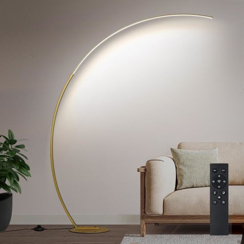 US Dimmable LED Floor Lamp with 3 Color Temperatures, Ultra Bright 2000LM Arc Floor Lamps for Living Room,Modern Tall Lamp with US Dimmable LED Floor Lamp with 3 Color Temperatures, Ultra Bright 2000LM Arc Floor Lamps for Living Room,Modern Tall Lamp with