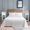 2 Tier Slim Nightstand Bedside Table with Drawer Shelf