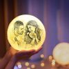 ZK20 Customized Photo Moon Lamp Personalized Kids Wife's Gifts Night Light USB Charging Tap Control 2/3 Colors Lunar Light