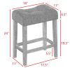 Bar Table Set with Power Outlet, Bar Table and Chairs Set, 4 Piece Dining Table Set, Industrial Breakfast Table Set, for Living Room, Dining Room