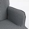 35.5 inch Rocking Chair, Reading Chair, Balcony Chair,Soft Houndstooth Fabric Leather Fabric Rocking Chair for Nursery